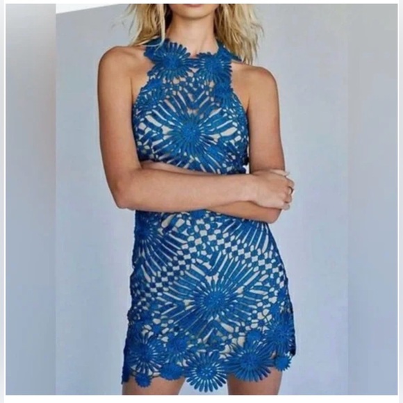 Free People Dresses & Skirts - Free People x Saylor Presley mini party dress in aqua teal